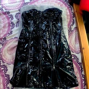 Black plastic dress (never worn)